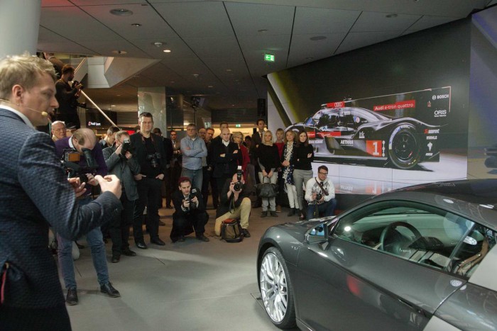 Audi R8 Vorstellung in der Audi City Berlin Gregor Anthes