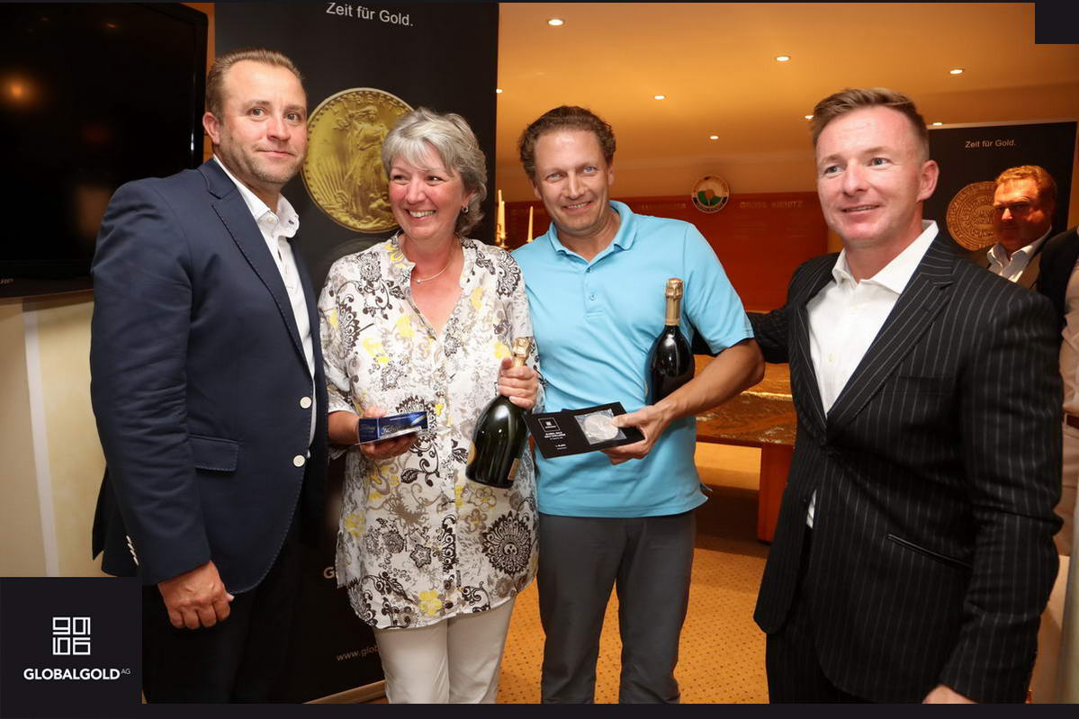 Globalgold - Golfturnier - Die Siegerehrung Gregor Anthes